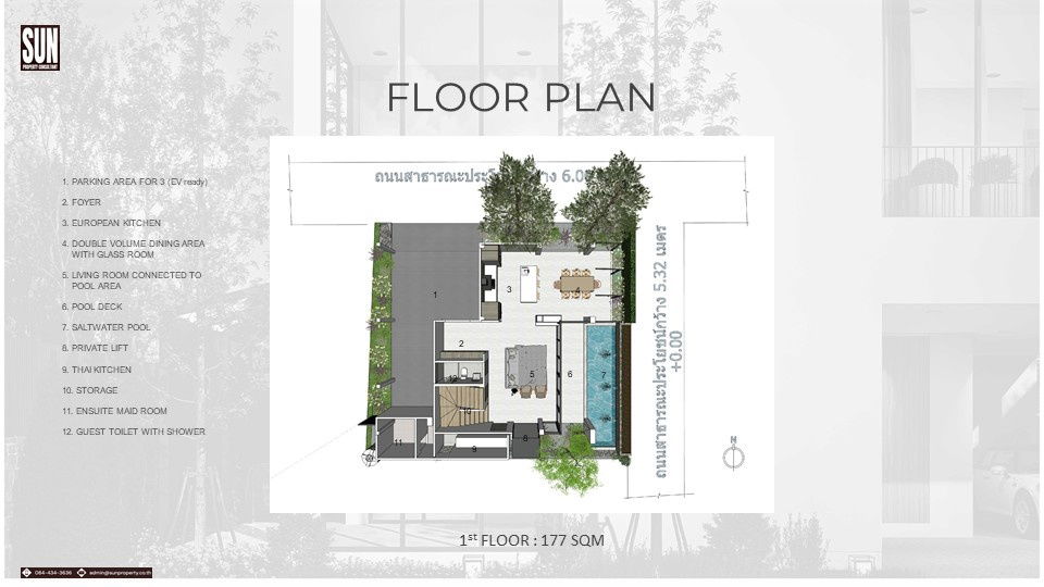 picture Newly built detached house with pool, Sukhumvit 71 BTS Phakanong Soi Pridi14 - 32/38