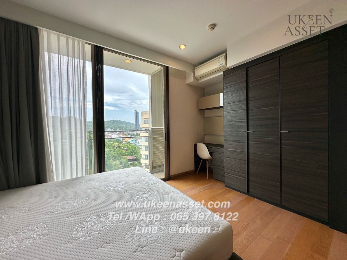 รูป UK01-344 ให้เช่าคอนโดมาริน่า เบฟร้อนท์ ศรีราชา Marina Bayfront : ห้องสวยชั้นสูงวิวภูเขา  ราคาเพียง 12,000 เท่านั้น เฟอร์จัดเต็ม - รูปที่ 10/14