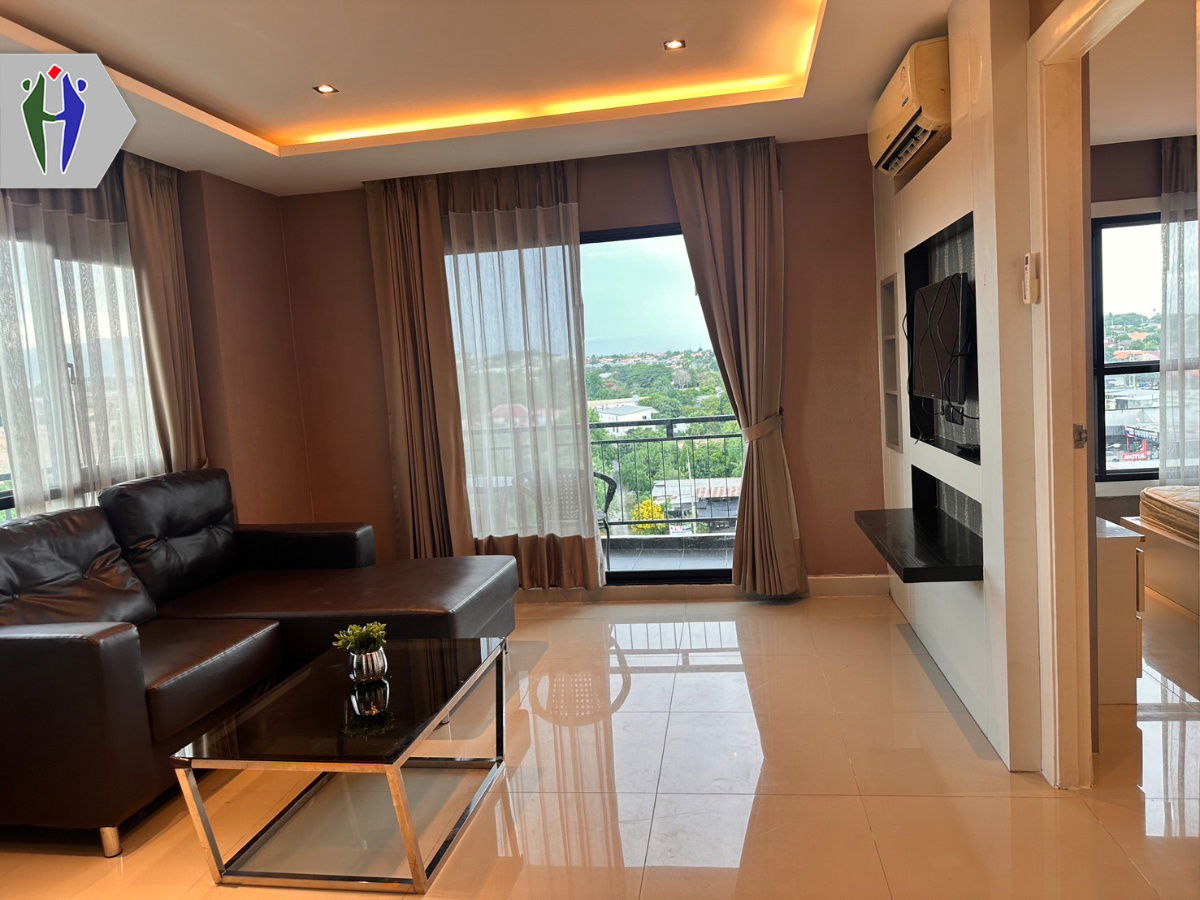 picture Condo 51 sqm Corner unit, High Floor for Rent Close to South Pattaya.  - 1/10