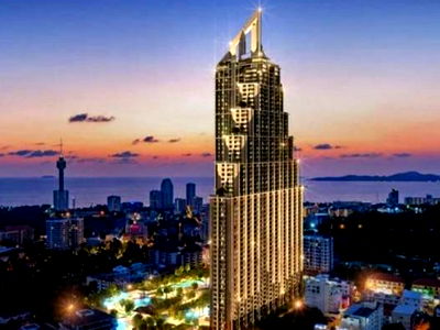 Condos for sale : why should you buy this unit? This room is on the 8th floor of Grand Solaire Condominium, right on Thappraya Road  one of the best l