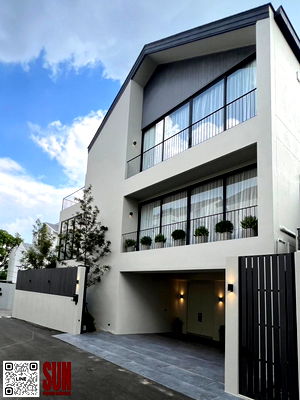 Houses for sale Bangkok : Newly built detached house with pool, Sukhumvit 71 BTS Phakanong Soi Pridi14