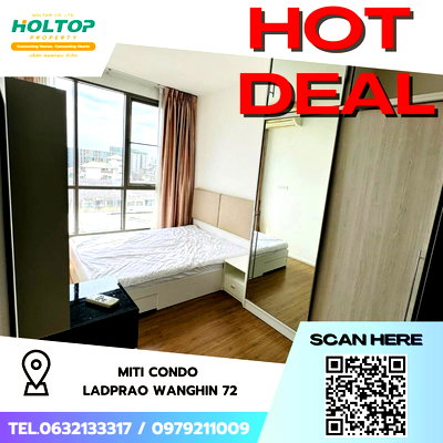 คอนโดให้เช่า : #Z1707 ให้เช่าคอนโด MITI Condo Ladprao Wanghin 72
