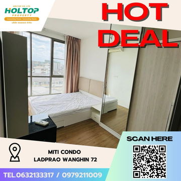 #Z1707 Condo for rent: MITI Condo Ladprao Wanghin 72