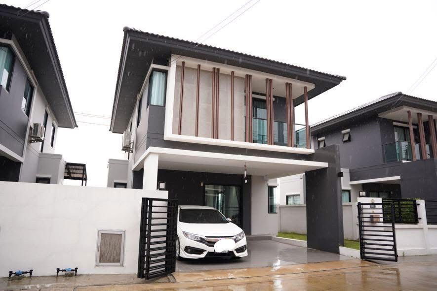 รูป 🏡 ให้เช่าบ้านเดี่ยว 2 ชั้น โครงการ NC On Green Palm Park 2 | ลำลูกกา 📍บ้านใหญ่ พร้อมเฟอร์ฯ ครบ ใกล้รถไฟฟ้า สถานีคูคต - รูปที่ 2/21