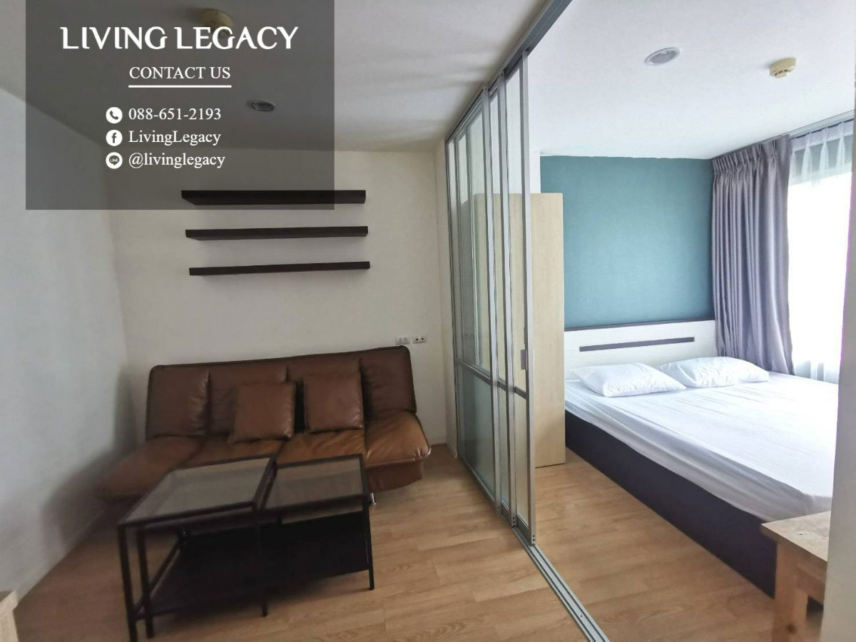 รูป SKQG8N ให้เช่าคอนโด Lumpini Ville Onnut - Phatthanakan 26.5 ตร.ม. ชั้น 4 ตึก C2 line id : @livinglegacy - รูปที่ 10/10