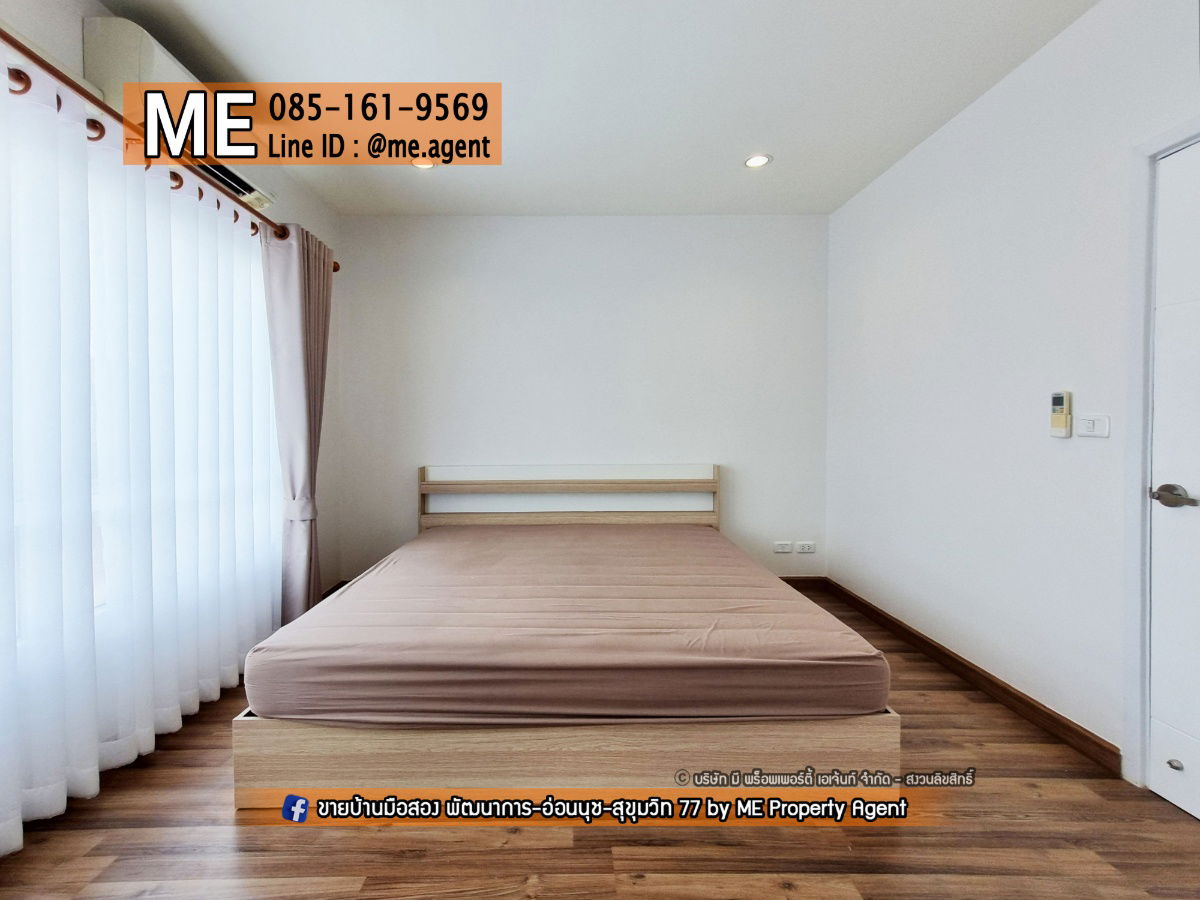 picture Rent Newly Renovated house! Villette Lite Pattanakarn 38  Ready to move in, near Airport Link Hua Mak and near BTS On Nut, Tel 064-954-9619 (RTG36-19) - 9/27
