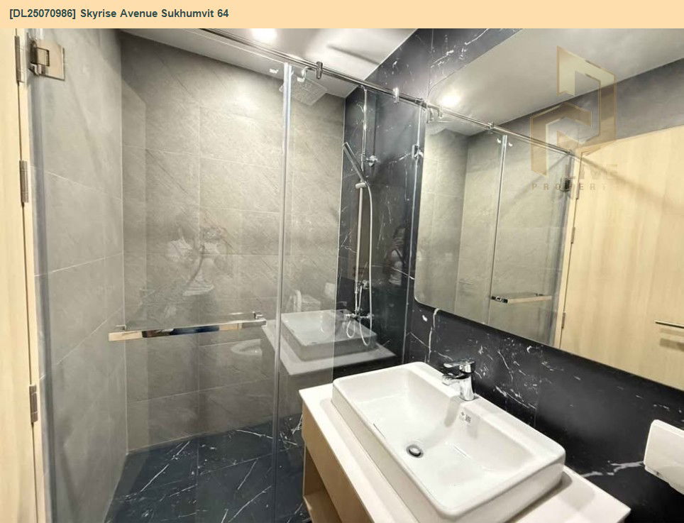 picture DL25070986 Condo for rent, Skyrise Avenue Sukhumvit 64 near BTS ปุณณวิธี, ready to move in, call urgently 0656133286 LineID @534wlwof - 5/6