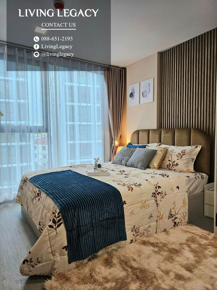 รูป SJ25YP ให้เช่าคอนโด Atmoz Oasis Onnut 28 ตร.ม. ชั้น 5 ตึก D line id : @livinglegacy - รูปที่ 3/25