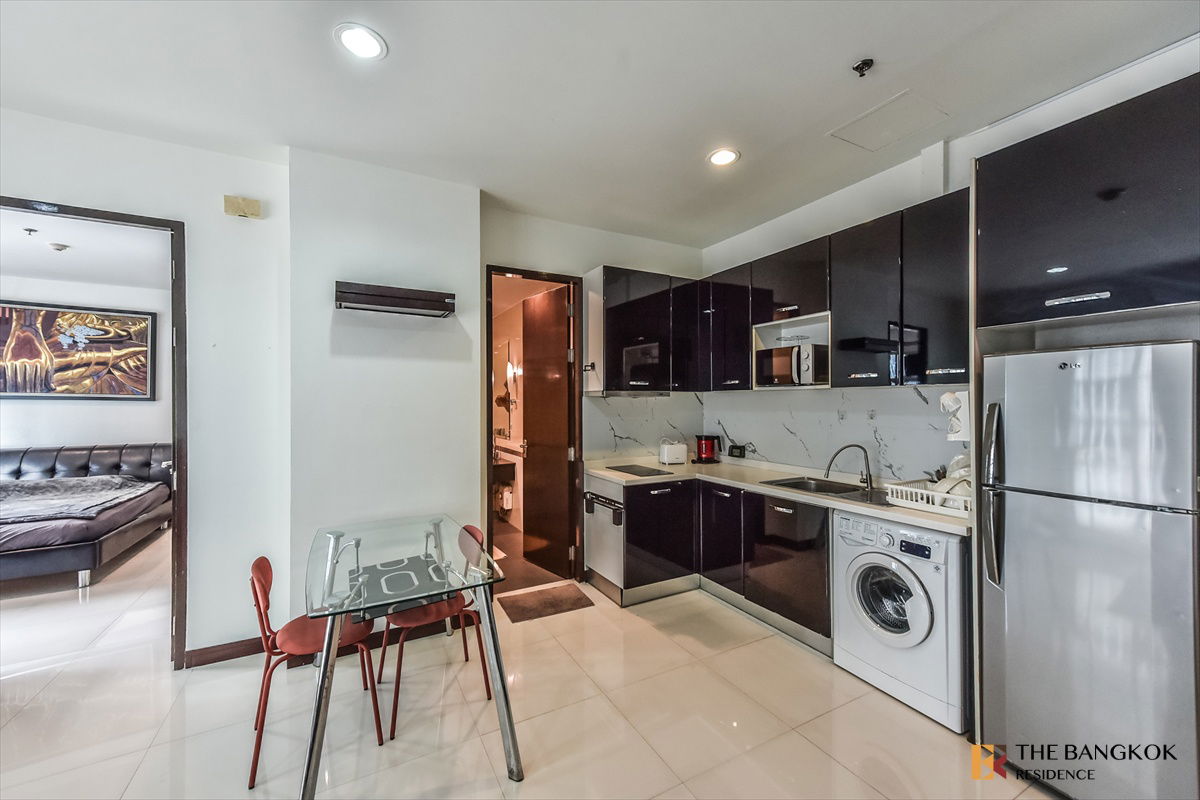 รูป Baan Klang Krung Siam Pathumwan ✨ ห้องใหญ่เฟอร์ครบ ห้องเย็นสบายพร้อมอยู่! 🍃 ใกล้ BTS ราชเทวี - รูปที่ 10/13