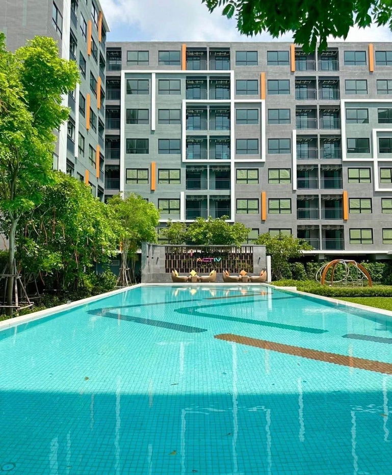 รูป ให้เช่า 𝗶𝗖𝗼𝗻𝗱𝗼 𝗔𝗰𝘁𝗶𝘃𝗲 𝗣𝗵𝗮𝘁𝘁𝗵𝗮𝗻𝗮𝗸𝗮𝗻 🏡 เฟอร์ครบ มีเครื่องซักผ้า พร้อมอยู่‼️#ตอบแชทไว 🔥🔥รหัส B223 - รูปที่ 7/9