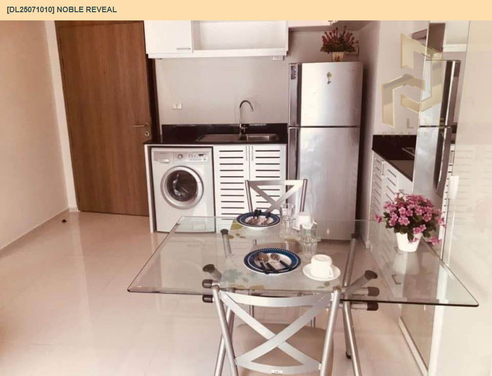 picture DL25071010 Condo for rent, Noble Reveal near BTS Ekkamai, ready to move in, call urgently 0656133286 LineID @534wlwof - 5/10