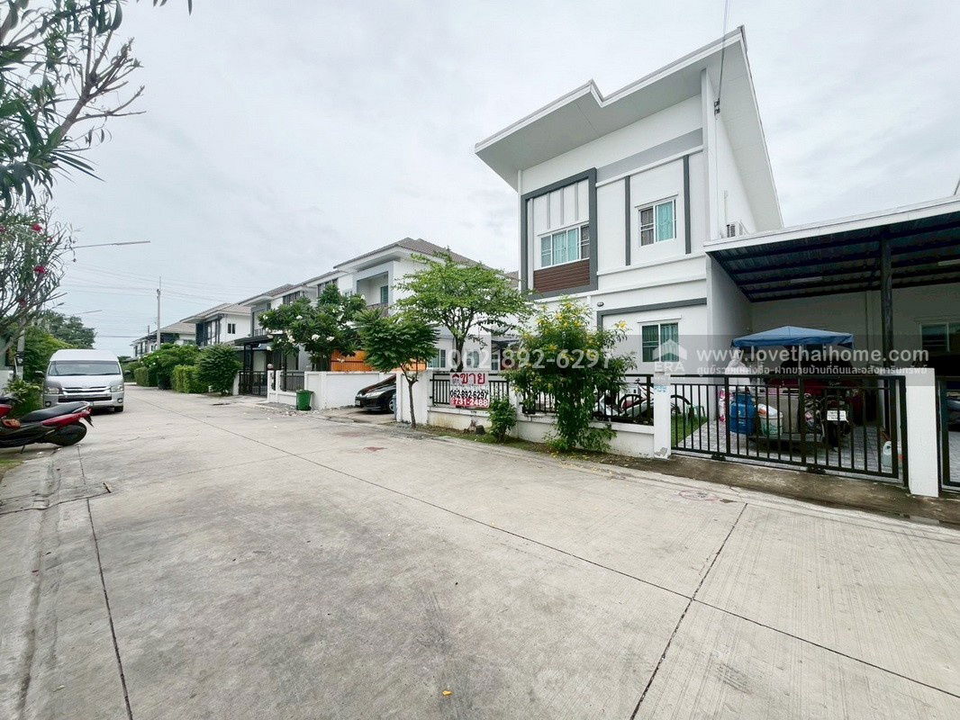 picture For sale: 2-storey semi-detached house, Lancio Krip Village, Phetkasem 81, size 39.2 sq m. Beautiful house, ready to move in. - 12/13