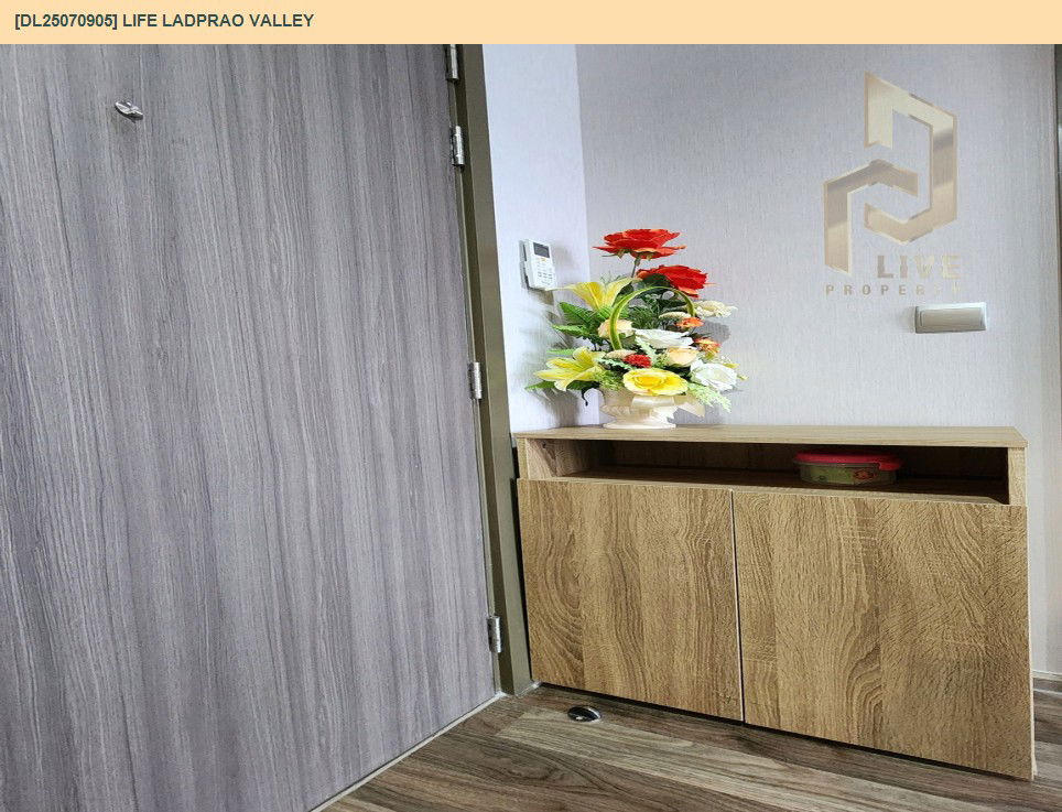 picture DL25070905 Condo for rent, Life Ladprao Valley near BTS Ha Yaek Lat Phrao, ready to move in, call urgently 0656133286 LineID @655ebbvc - 2/10