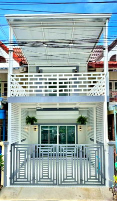 ทาวน์โฮม ถนนราชพฤกษ์ : บ้านสวย ทำเลดี  #หมู่บ้านจิตรณรงค์ การ์เด้นท์เฮ้าส์  บางกร่าง  เมืองนนทบุรี  เข้าซอยเพียง 100 เมตร