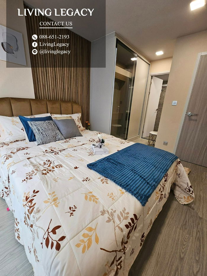รูป SJ25YP ให้เช่าคอนโด Atmoz Oasis Onnut 28 ตร.ม. ชั้น 5 ตึก D line id : @livinglegacy - รูปที่ 2/25