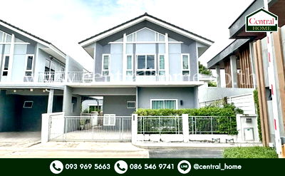 ขายบ้านเดี่ยว : บ้านแฝด เพอร์เฟค พาร์ค ราชพฤกษ์ - 346 ปทุมธานี หลังริม ขายพร้อมผู้เช่า