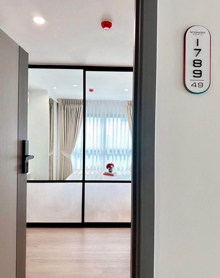 รูป ให้เช่า 𝗶𝗖𝗼𝗻𝗱𝗼 𝗔𝗰𝘁𝗶𝘃𝗲 𝗣𝗵𝗮𝘁𝘁𝗵𝗮𝗻𝗮𝗸𝗮𝗻 🏡 เฟอร์ครบ มีเครื่องซักผ้า พร้อมอยู่‼️#ตอบแชทไว 🔥🔥รหัส B223 - รูปที่ 2/9