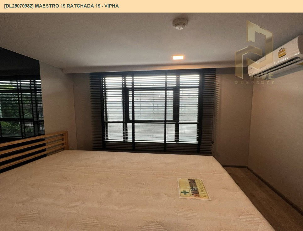 picture DL25070982 Condo for rent, Maestro 19 Ratchada 19 - Vipha near MRT รัชดาภิเษก, ready to move in, call urgently 0656133286 LineID @534wlwof - 4/11