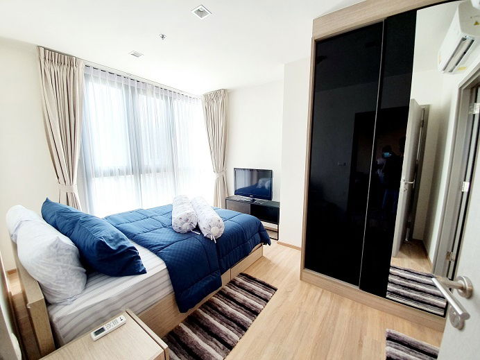 picture 📌Newly renovated room for rent📌 corner unit, big balcony facing south at The Base Garden Rama 9 - 4/12