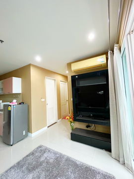 For rent, The Mark Ratchada Airport link 2 beds nearby MRT Rama 9 /ARL Makkasan, ready to move in.