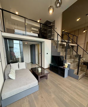 ให้เช่าคอนโด พาร์ค ออริจิ้น จุฬา-สามย่าน อาคาร 1 ชั้น 28 Duplex ขนาด 48 ตรม ใกล้ ตลาดสามย่าน