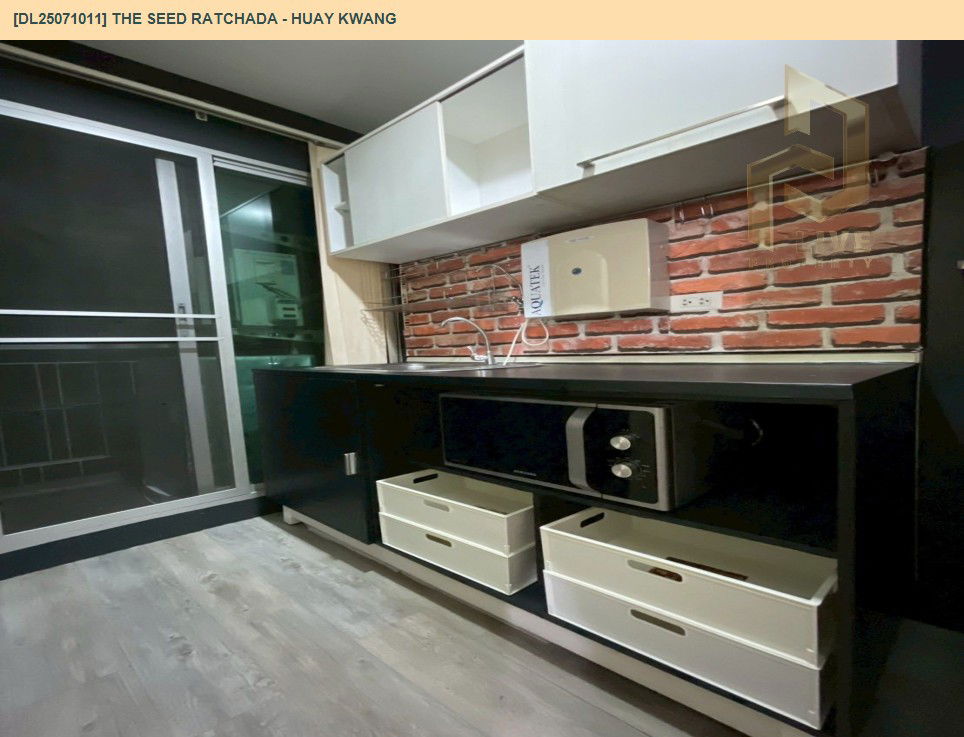 picture DL25071011 Condo for rent, The Seed Ratchada - Huay Kwang near MRT ห้วยขวาง, ready to move in, call urgently 0656133286 LineID @655ebbvc - 5/6
