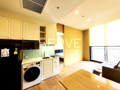 Condos for rent : Homey Style  1 Bed High Fl. Nice view BTS Asok & MRT Sukhumvit 550 m. at Noble BE19 Condo / Condo For Rent