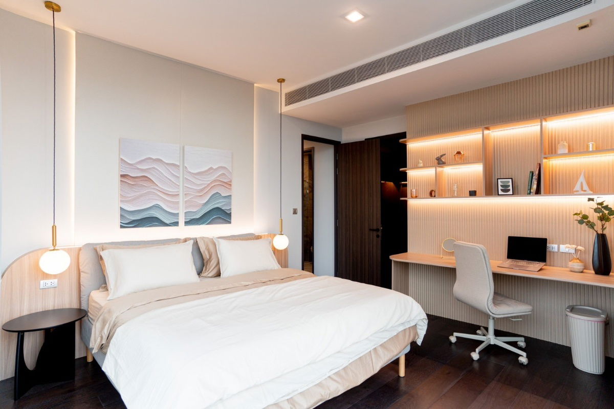 รูป Laviq Sukhumvit 57 ขายพร้อมผู้เช่า ชั้นสูง วิวไม่บล็อค ขนาดห้อง 87 ตรม. นัดชมโทร 092-914-9950 - รูปที่ 8/13