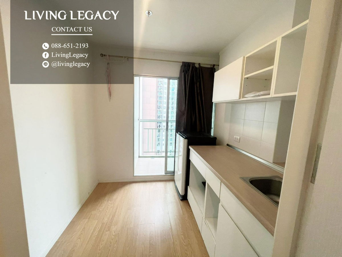 picture SJ24QL Condo For Rent Lumpini Place Srinakarin - Huamark Station 26 Sq.M. Floor 17 line id : @livinglegacy - 6/10