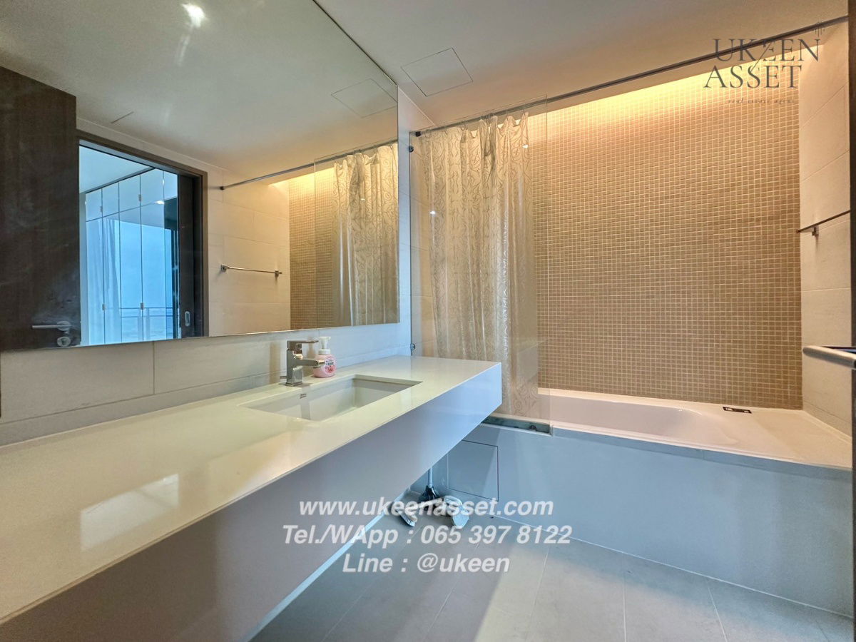 รูป UK01-345 ให้เช่าคอนโดมารีน่าเบย์ฟร้อนท์ ศรีราชา ติดทะเล สะดวก ใกล้โรงพยาบาลสมเด็จและพญาไท ศรีราชา 1 ห้องนอน 50 ตร.ม.| ราคา 25,000 บาท/เดือน - รูปที่ 11/16