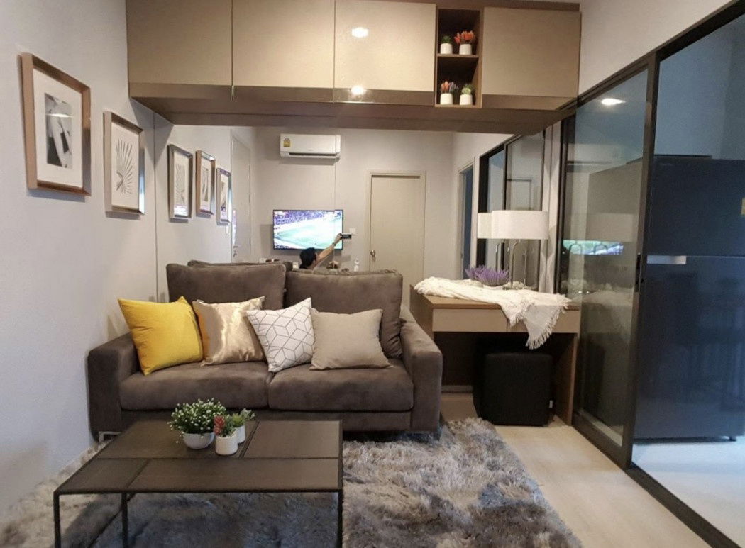 picture Condo for rent, Life Sukhumvit 48, near BTS Phra Khanong, 1 bedroom, 35 sq m, 7th floor, fully furnished, ready to move in - 8/12