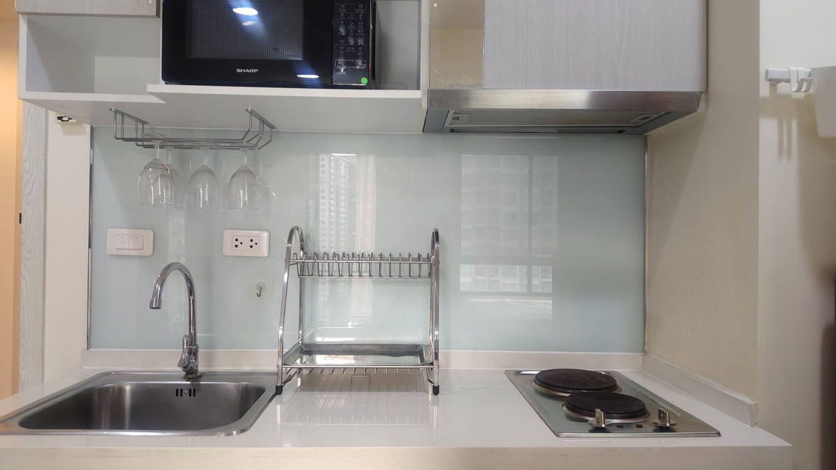picture P1124 Condo for rent Artemis Sukhumvit 77, beautifully decorated room, built-in, fully furnished, washing machine, special price. - 8/10