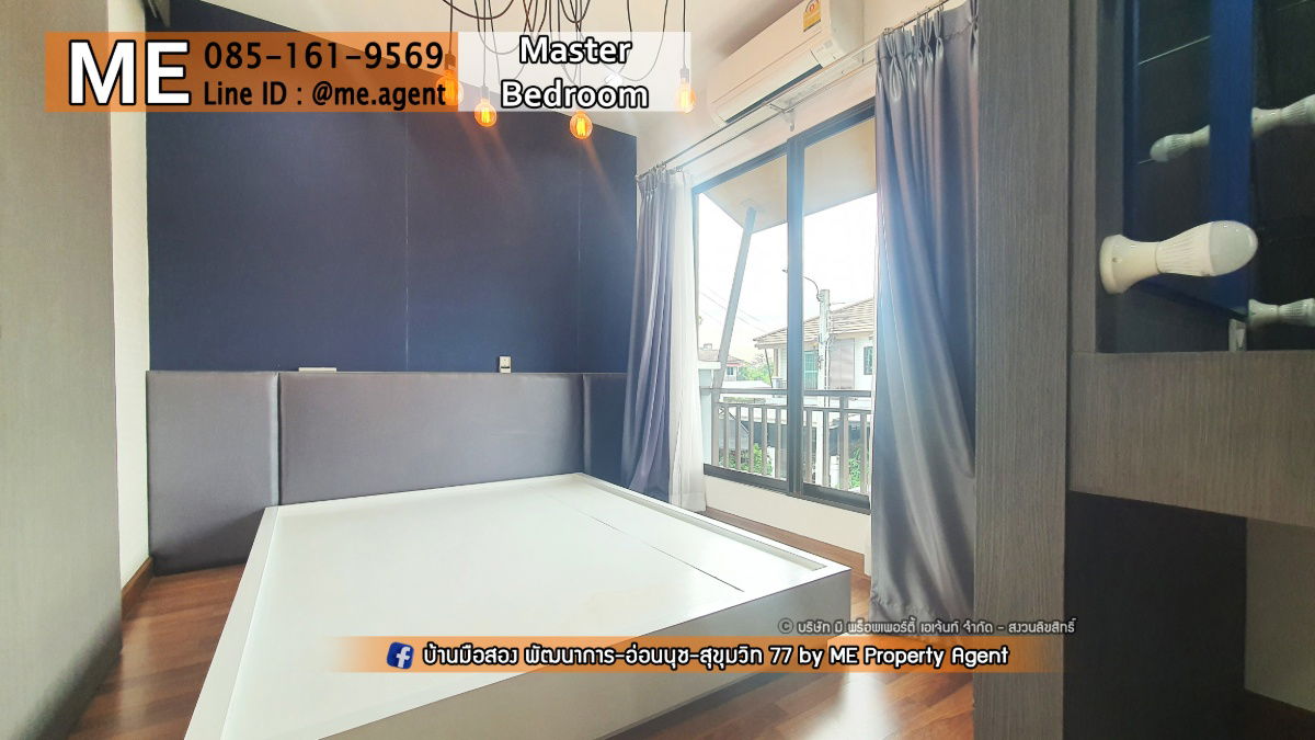 picture For Rent Townhouse Pruksa Ville  Pattanakarn 38 - Onnut 39 20 mins to Thonglor Tel 064-954-9619 (RTA12-19) - 3/15