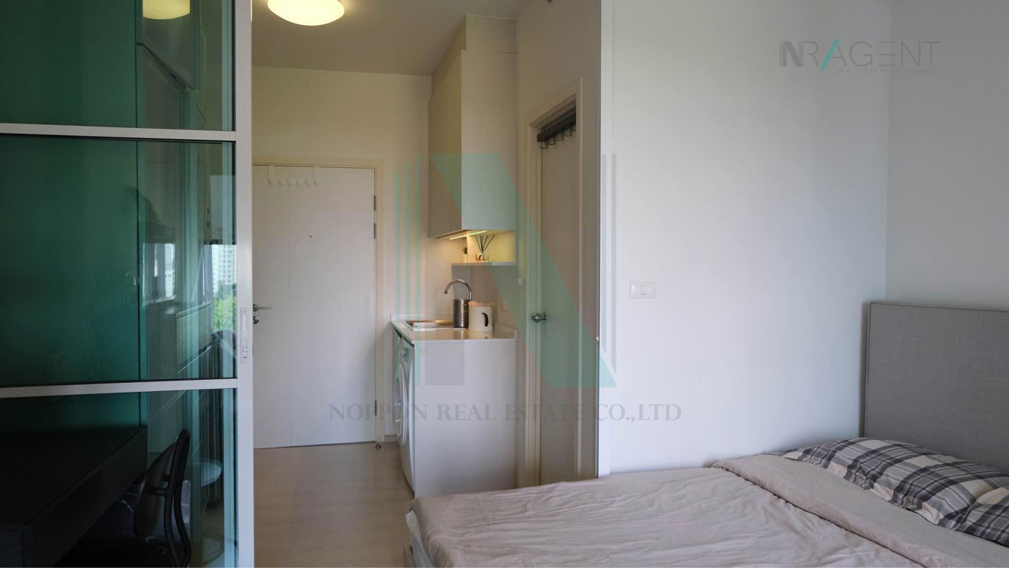picture 📌 For Sell Condo CHAPTER ONE ECO RATCHADA - HUAI KHWANG Building E, Floor 7,Studio, Room size 23 sqm - 4/8