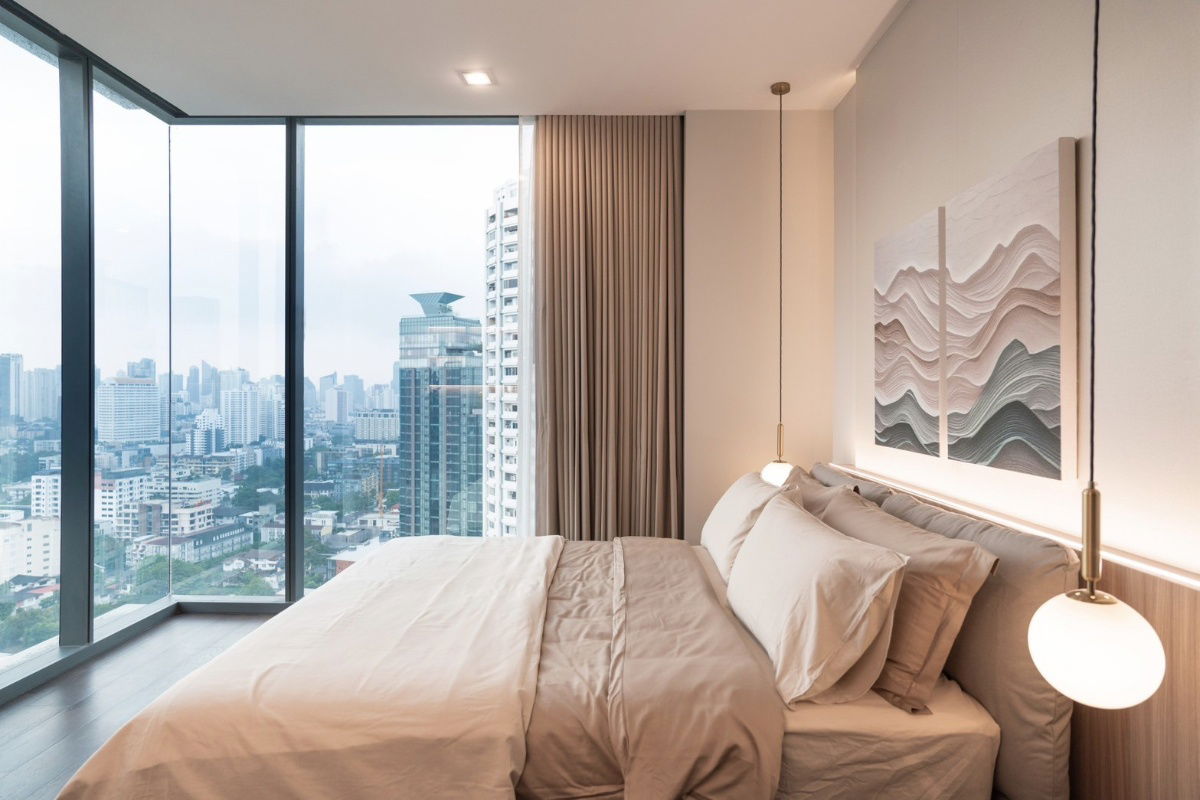 รูป Laviq Sukhumvit 57 ขายพร้อมผู้เช่า ชั้นสูง วิวไม่บล็อค ขนาดห้อง 87 ตรม. นัดชมโทร 092-914-9950 - รูปที่ 6/13