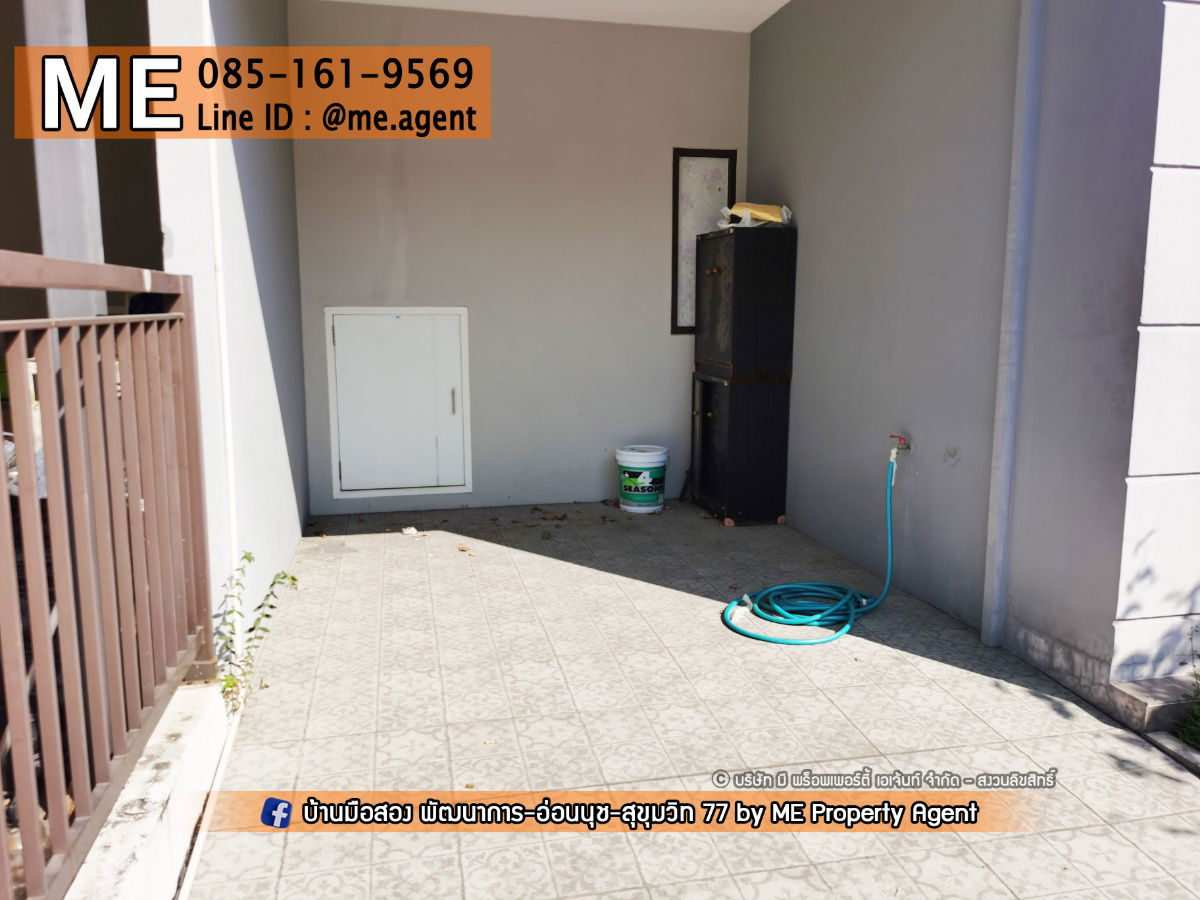 picture For Rent Townhouse Pruksa Ville  Pattanakarn 38 - Onnut 39 20 mins to Thonglor Tel 064-954-9619 (RTA12-19) - 14/15