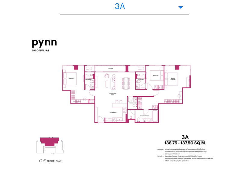 picture For rent PYNN SOONVIJAI 3 bedroom 3 bathroom  new room - 10/10