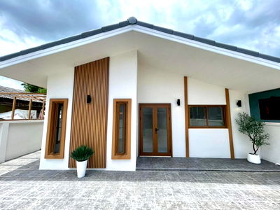 บ้านเดี่ยว กรุงเทพมหานคร : ขายบ้านเดี่ยวชั้นเดียว - ตกแต่งใหม่พร้อมอยู่ หมู่บ้านทหารกองหนุน รามอินทรา 109 พระยาสุเรนทร์ 28 ขนาด 41 ตารางวา 3 ห้องนอน 2 ห้องน้ำ