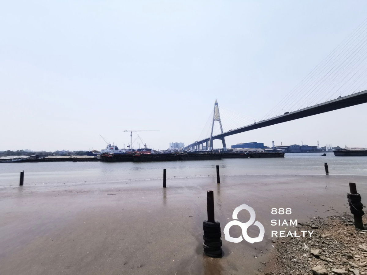 picture For sale!! Land with a pier, next to the Chao Phraya River. - 9/13