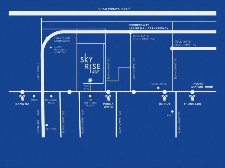 picture ✨ New condominium Skyrise Avenue Sukhumvit 64 Near BTS Bangchak and Punnawithi Stations Near Chalerm MahaNakhon and Burapha Vithi expressways - 18/18