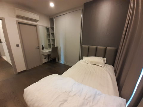 Ideo Q Siam Ratchathewi【𝐒𝐄𝐋𝐋 & 𝐑𝐄𝐍𝐓】🔥A room that reflects modern. meticulously decorated in cool tones🔥  Contact Line ID: @hacondo