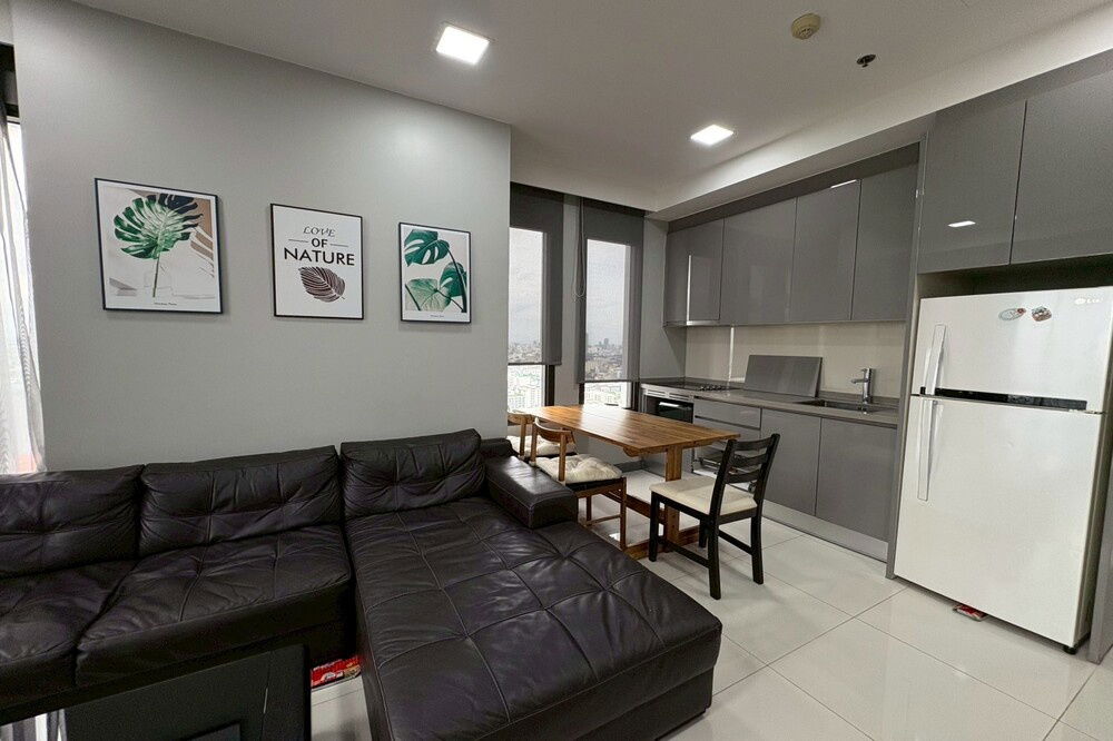 picture 🔥 For Rent !! pet friendly !! 🔥 Code C20230113215..........M Phyathai, 2 bedroom, 2 bathroom, high floor 27++, furnished, ready to move in 📣📣 - 3/17