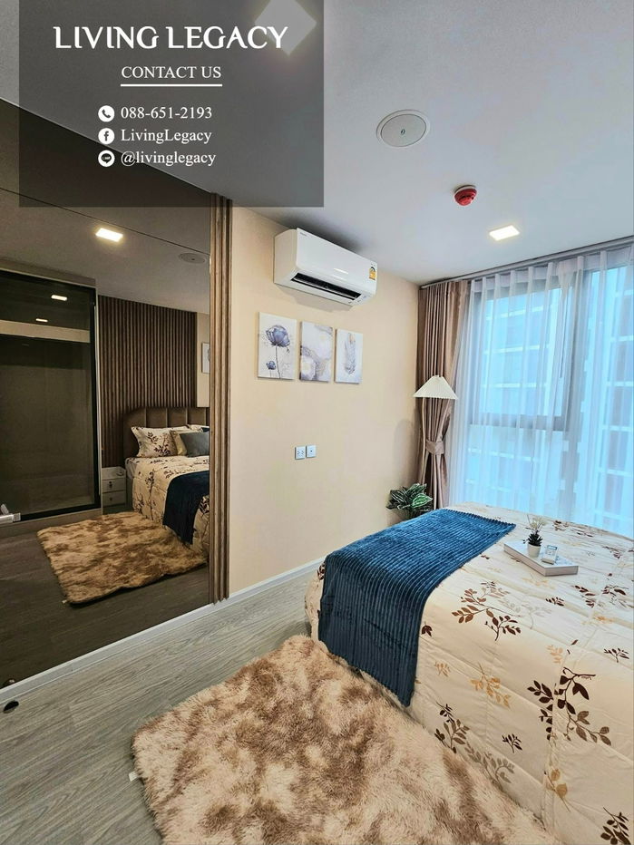 รูป SJ25YP ให้เช่าคอนโด Atmoz Oasis Onnut 28 ตร.ม. ชั้น 5 ตึก D line id : @livinglegacy - รูปที่ 6/25