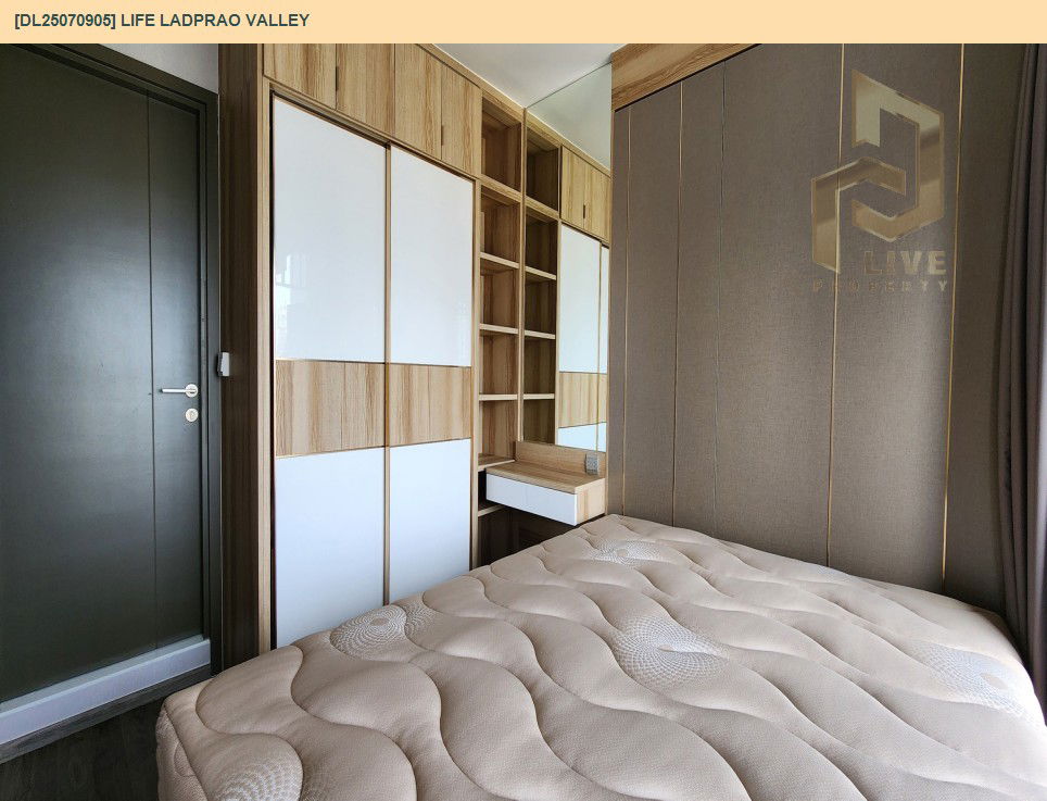picture DL25070905 Condo for rent, Life Ladprao Valley near BTS Ha Yaek Lat Phrao, ready to move in, call urgently 0656133286 LineID @655ebbvc - 6/10