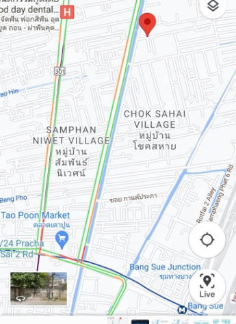 รูป ขายที่ดินเปล่า 83 ตร.ว. พร้อมโฉนดครุฑแดง ซอยประชาชื่น 6 แยก 1-2  ใกล้สถานีรถไฟใต้ดินบางซ่อน - รูปที่ 10/10