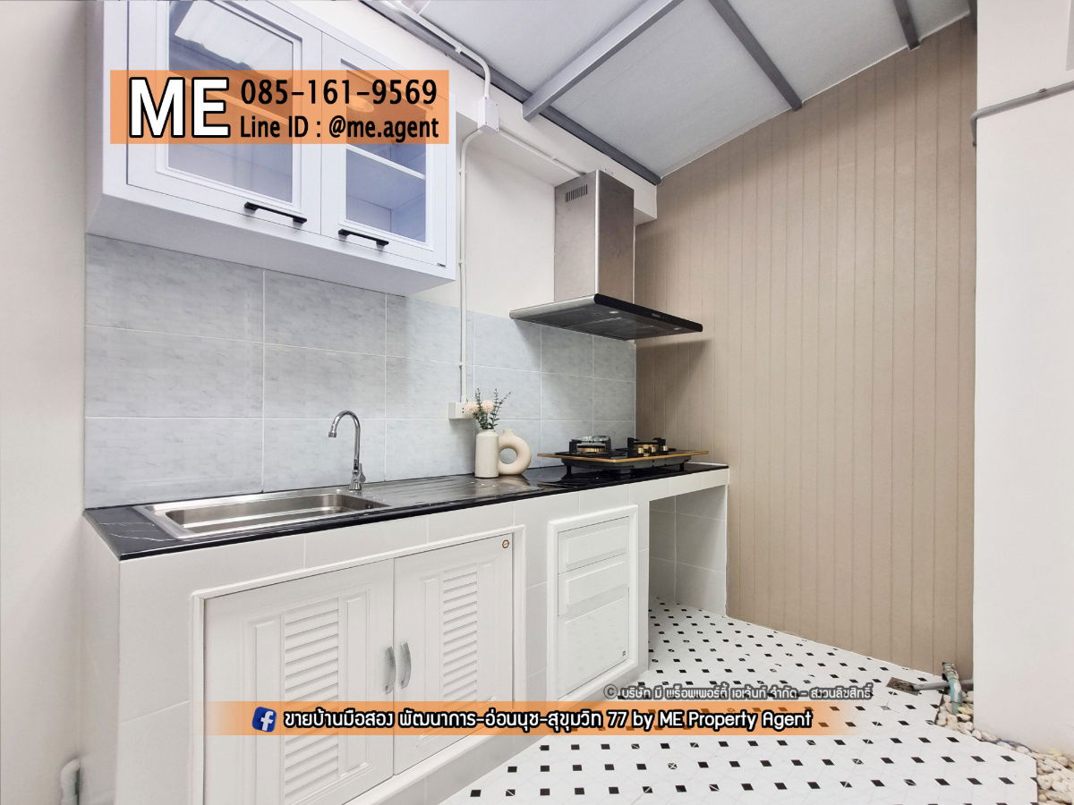 picture Rent Newly Renovated house! Villette Lite Pattanakarn 38  Ready to move in, near Airport Link Hua Mak and near BTS On Nut, Tel 064-954-9619 (RTG36-19) - 16/27