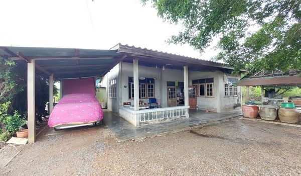รูป ขายบ้านพร้อมที่ดินแปลงสวย1ไร่2งาน28ตรว.ใกล้ตลาดท่าม่วง ใกล้แหล่งชุมชน - รูปที่ 1/32