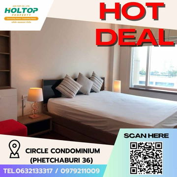 #Z1697 Condo for rent: Circle Condominium (Phetchaburi 36)