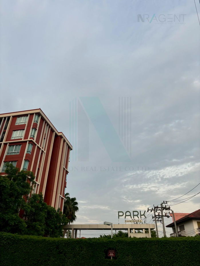 รูป ขายคอนโด พาร์ค รามอินทรา อาคาร 1 ชั้น 3 1 ห้องนอน ขนาด 30 ตรม ใกล้ เสถียรธรรมสถาน - รูปที่ 8/8