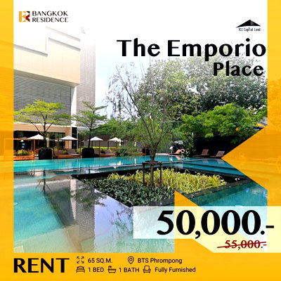 Condos for rent : Newly Renovated Unit ✨ with Amazing Views at The Emporio Place ✨ Near BTS Phrompong